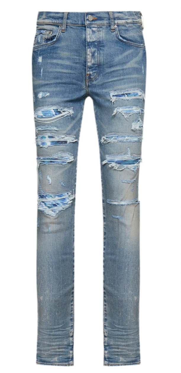 Amiri Tye Dye Trasher Jeans Light Indigo