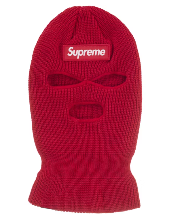 Supreme Box Logo Balaclava Red