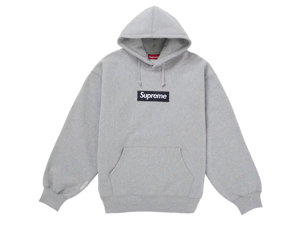 Supreme Box Logo Hooded Sweatshirt (FW25) Heather Grey