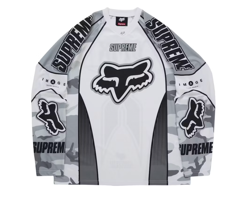 Supreme Fox Racing DMX Jersey White