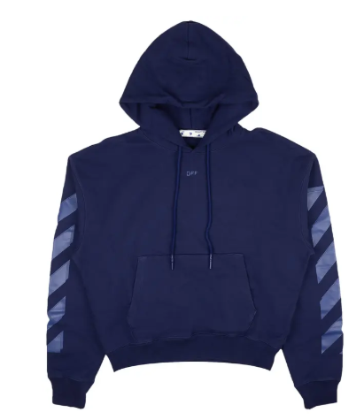 Off-White Rubber Arrow Over Hoodie Blue
