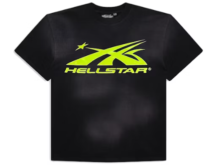 Hellstar Sports Core Logo Gel T-shirt Light Green