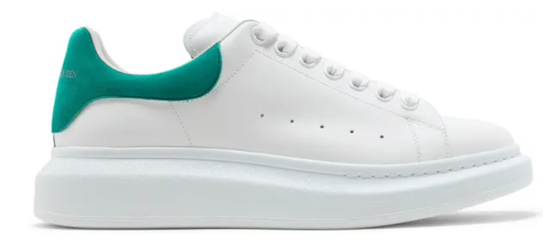Alexander McQueen Oversized White Aruba Blue Teal