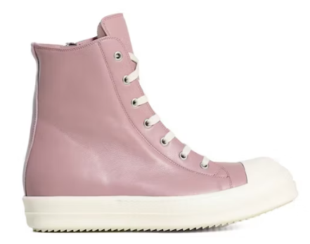 Rick Owens Lido High Sneaks Dusty Pink