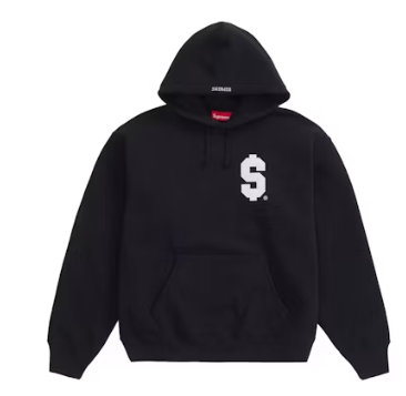 Supreme $ Hooded Sweatshirt Black