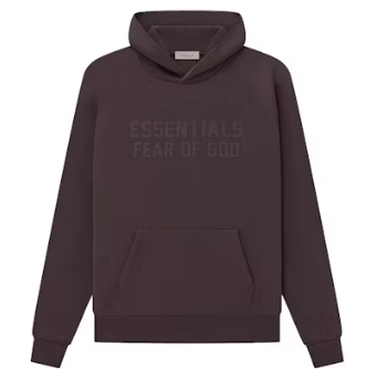 Fear of God Essentials Hoodie Plum