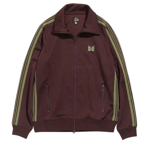 Needles Poly Smooth Track Jacket Maroon