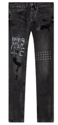 Ksubi Van Winkle Life Scribe Jeans Black