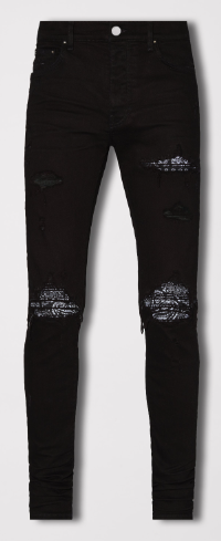 Amiri MX1 Bandana Jeans Black