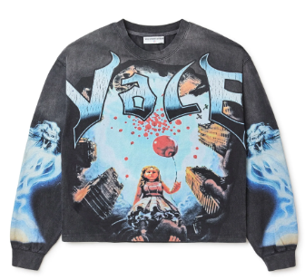 Vale Forever Red Balloon L/S Tee Black