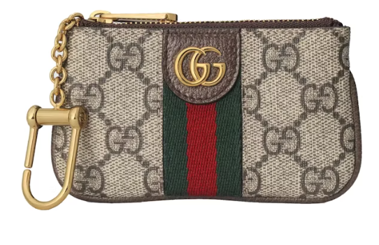 Gucci Ophidia Key Case Beige Ebony