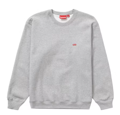 Supreme Small Box Crewneck Heather Grey