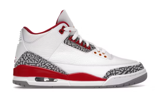 Jordan 3 Retro Cardinal Red