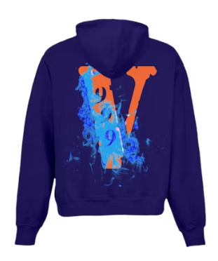 Juice Wrld Vlone Hoodie Purple