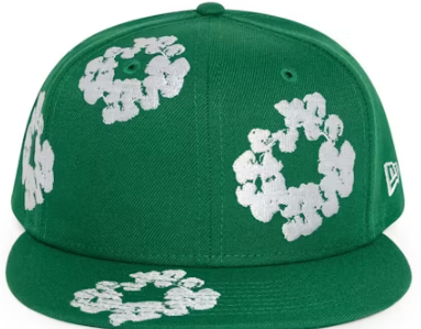 Denim Tears New Era Cotton Wreath 59/50 Cap Green