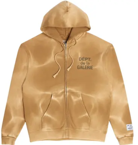 Gallery Dept. French Zip Hoodie Tan