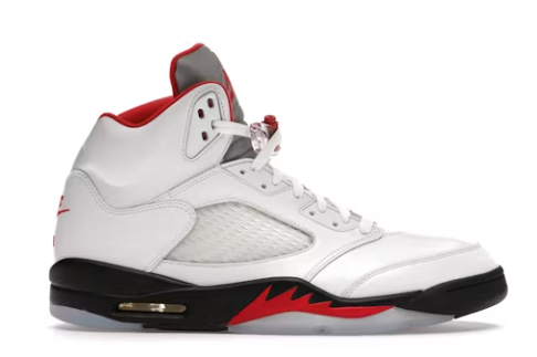 Jordan 5 Retro Fire Red Silver Tongue (2020)