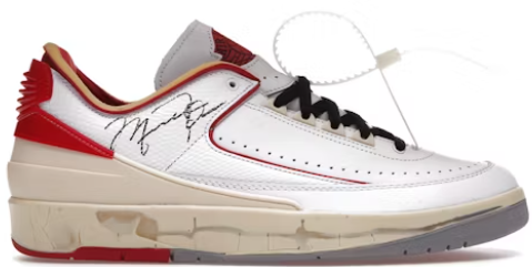 Jordan 2 Retro Low SP Off White White Red