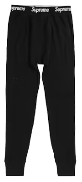 Supreme Hanes Thermal Pant (1 Pack) Black
