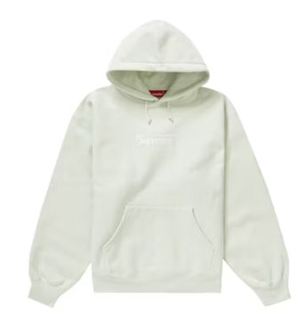 Supreme Box Logo Hooded Sweatshirt (FW23) Light Green