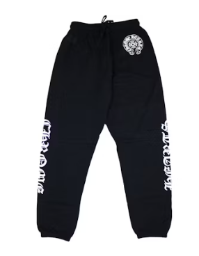 Chrome Hearts Horse Shoe Logo Sweatpants Black
