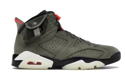 Jordan 6 Retro Travis Scott Olive