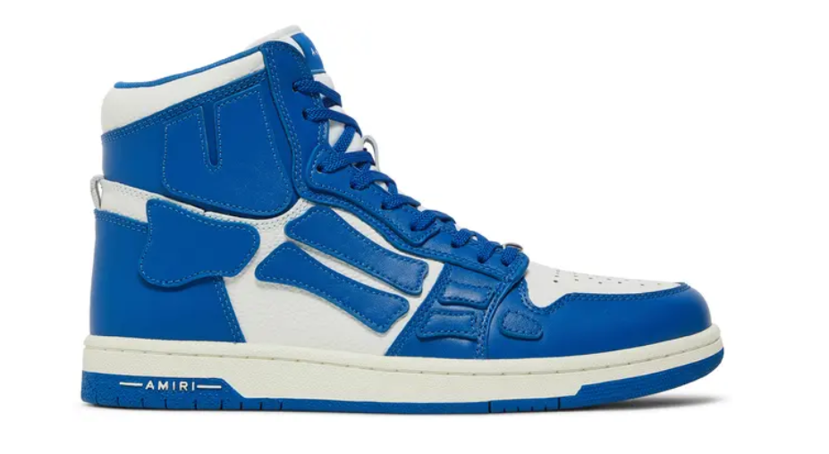 Amiri Skel Top Hi Blue White