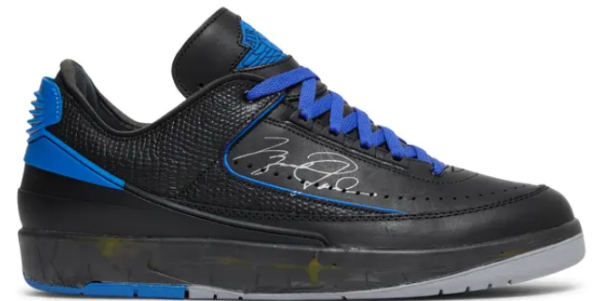 Jordan 2 Retro Low SP Off-White Black Blue