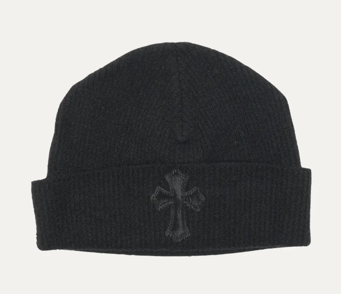 Chrome Hearts Pony Hair Patch Beanie