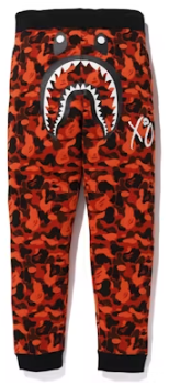 BAPE XO Camo Shark Slim Sweat Pants
