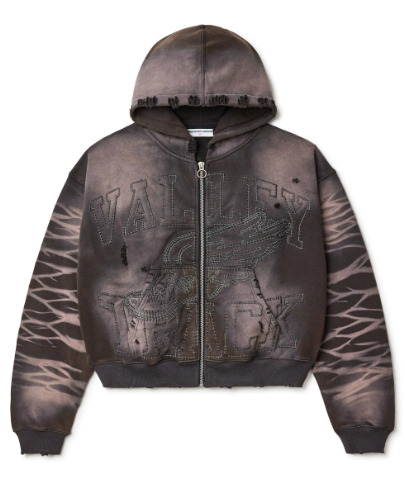 Vale Forever Storm Garden Zip-Up Hoodie