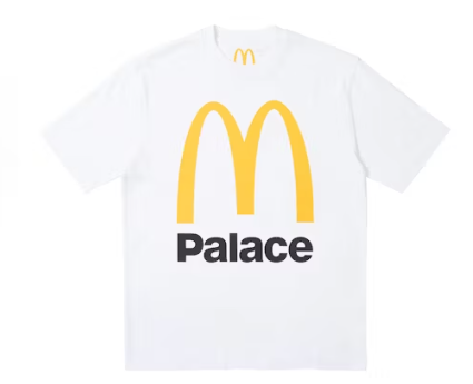 Palace x McDonald's Logo T-shirt White
