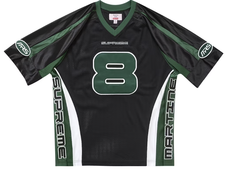 Supreme Martine Rose Football Jersey Black