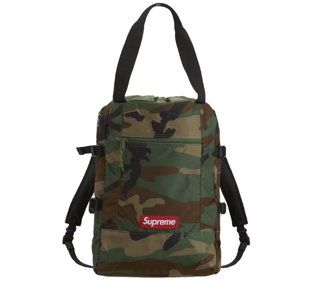 Supreme Tote Backpack Woodland Camo