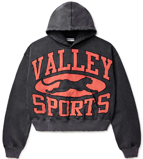 Vale Forever Black Crest Pullover Hoodie