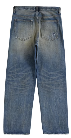 Supreme Distressed Loose Fit Selvedge Jean (SS24) Washed Indigo
