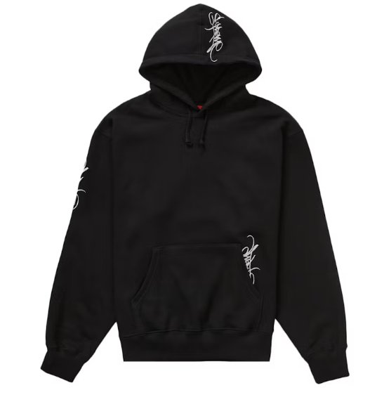 Supreme Tag Hooded Sweatshirt (SS24) Black
