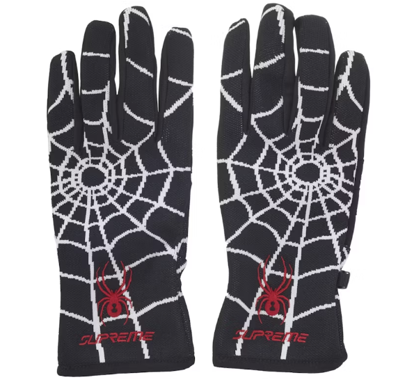 Supreme Spyder Gloves Black