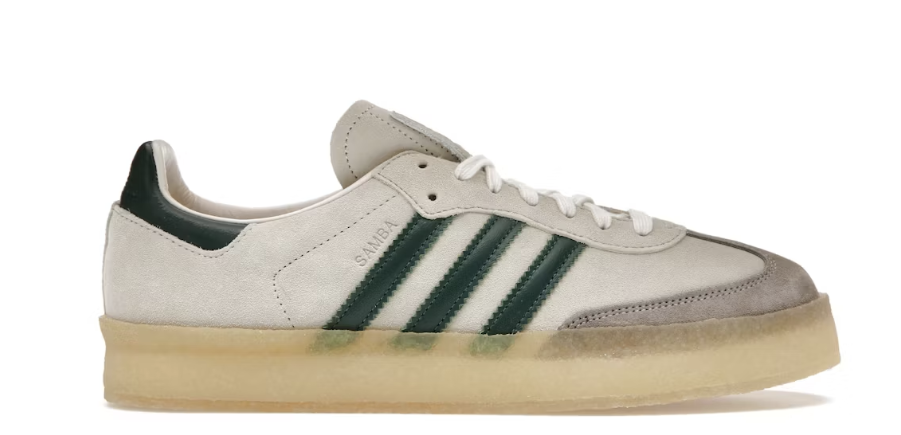 adidas Clarks 8th Street Samba by Ronnie Fieg Chalk White Green