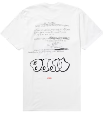 Supreme MF DOOM Tee White
