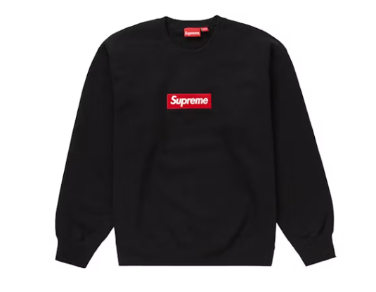 Supreme Box Logo Crewneck (FW22) Black