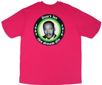 Supreme MLK Dream Tee Hot Pink
