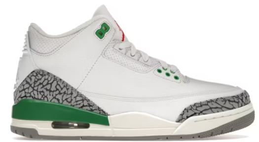 Jordan 3 Retro Lucky Green (Women's)