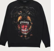 Givenchy Rottweiler Crewneck Sweatshirt Black