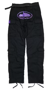 Corteiz Purp Guerillaz Cargos Black/Purple