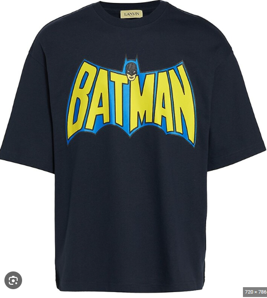 Lanvin Batman Print T-Shirt
