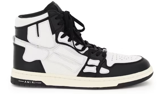 AMIRI Skel Top Hi Black White Black