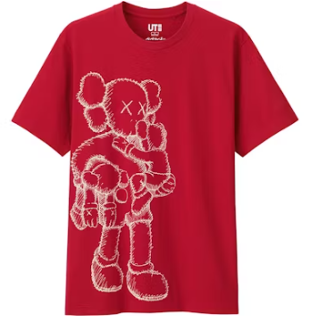 KAWS Uniqlo Clean Slate Tee Red