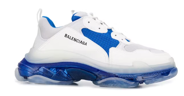 Balenciaga Triple S White Blue