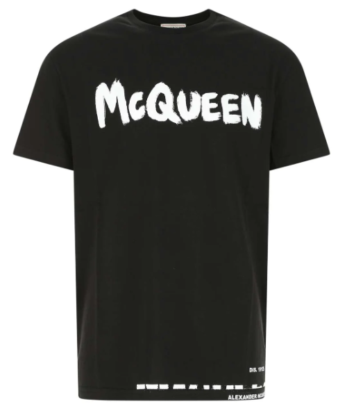 Alexander McQueen Logo Printed Crewneck T-Shirt